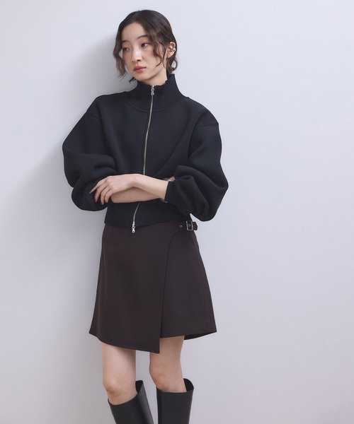 セール】【WEB限定】ショートジャカードドライバーズニット