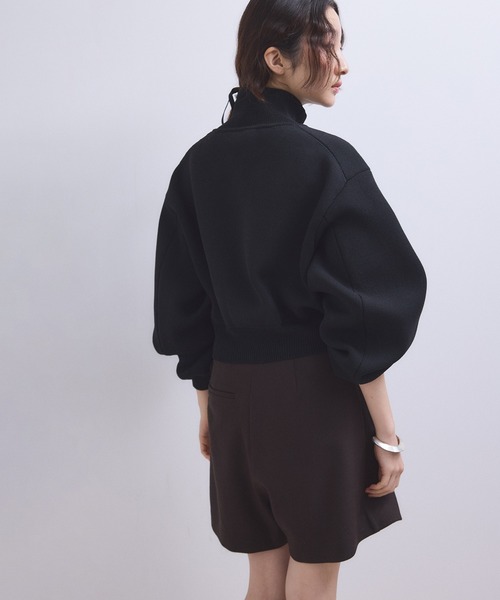 WEB限定】ショートジャカードドライバーズニット（カーディガン/ボレロ