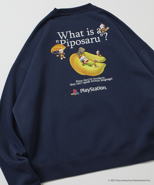 FREAK'S STORE(フリークスストア)の「限定展開 ビッグシルエット バックプリント クルーネック スウェット / PlayStation サルゲッチュ(スウェット・メンズ・チャコールグレー/グレー/ブラウン/ネイビー・SMALL/MEDIUM/LARGE)」の21枚目の写真