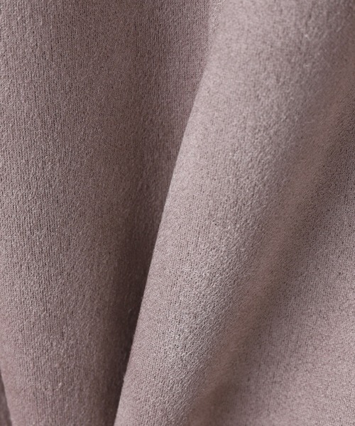 Droite lautreamont（ドロワットロートレアモン）の「マシュマロスウェードワンピース≪手洗い可能≫（ワンピース・レディース・ベージュ/チャコールグレー・M/S）」の9枚目の写真