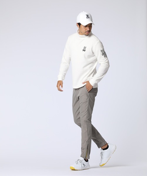 Psycho Bunny（サイコバニー）の「[GOLF]アウトラインロゴ タートルネックロングスリーブＴシャツ（Tシャツ/カットソー・メンズ・ブラック/ライトグレー/ホワイト/オレンジ・MEDIUM/LARGE/X-LARGE）」の10枚目の写真