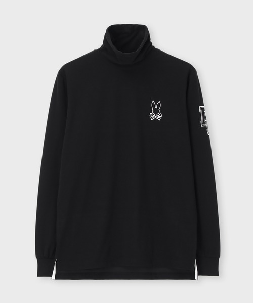Psycho Bunny（サイコバニー）の「[GOLF]アウトラインロゴ タートルネックロングスリーブＴシャツ（Tシャツ/カットソー・メンズ・ブラック/ライトグレー/ホワイト/オレンジ・MEDIUM/LARGE/X-LARGE）」の16枚目の写真