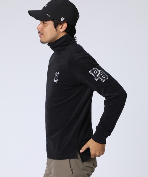 Psycho Bunny（サイコバニー）の「[GOLF]アウトラインロゴ タートルネックロングスリーブＴシャツ（Tシャツ/カットソー・メンズ・ブラック/ライトグレー/ホワイト/オレンジ・MEDIUM/LARGE/X-LARGE）」の13枚目の写真
