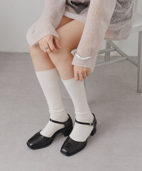 Kastane（カスタネ）の「【オケージョン対応】スクエアストラップパンプス（パンプス・レディース・ブラウン/ブラック・38/39/36/37）」の12枚目の写真