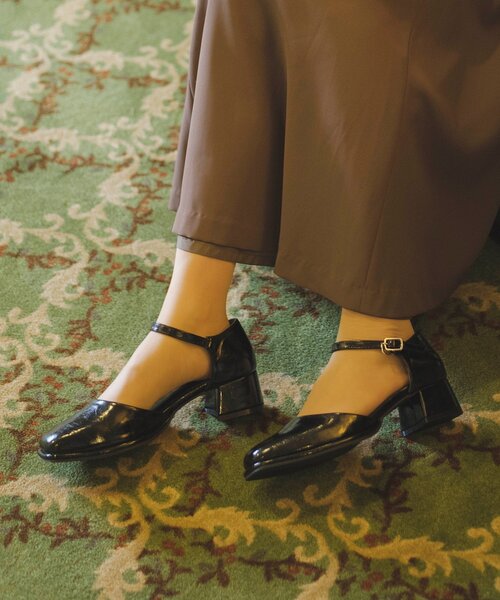 Kastane（カスタネ）の「【オケージョン対応】スクエアストラップパンプス（パンプス・レディース・ブラウン/ブラック・38/39/36/37）」の16枚目の写真