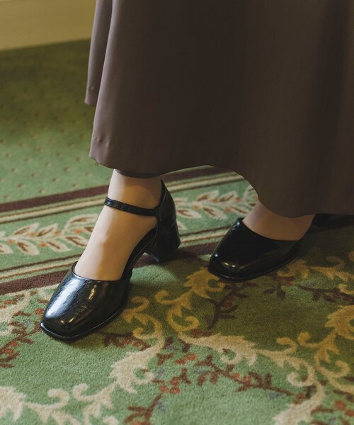 Kastane（カスタネ）の「【オケージョン対応】スクエアストラップパンプス（パンプス・レディース・ブラウン/ブラック・38/39/36/37）」の17枚目の写真