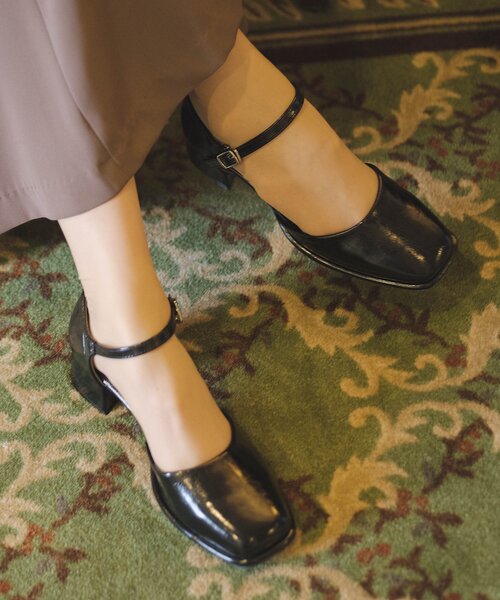 Kastane（カスタネ）の「【オケージョン対応】スクエアストラップパンプス（パンプス・レディース・ブラウン/ブラック・38/39/36/37）」の18枚目の写真