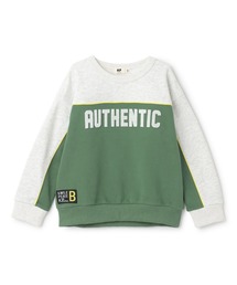 KP BOY | 胸切り替えバイカラー トレーナー(スウェット)