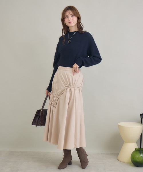 KATHARINE ROSS(キャサリンロス)の「【KATHARINE ROSS】イレギュラーギャザースカート(スカート・レディース・グレイッシュベージュ/ブラック・FREE)」の11枚目の写真