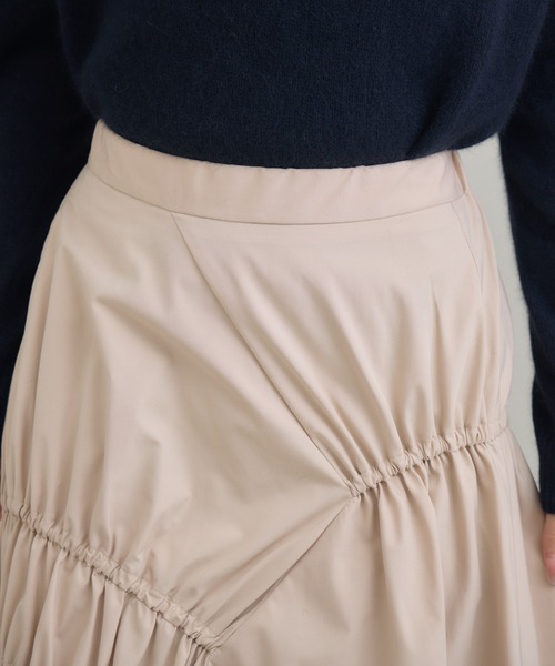 KATHARINE ROSS(キャサリンロス)の「【KATHARINE ROSS】イレギュラーギャザースカート(スカート・レディース・グレイッシュベージュ/ブラック・FREE)」の19枚目の写真