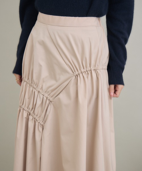 KATHARINE ROSS(キャサリンロス)の「【KATHARINE ROSS】イレギュラーギャザースカート(スカート・レディース・グレイッシュベージュ/ブラック・FREE)」の20枚目の写真