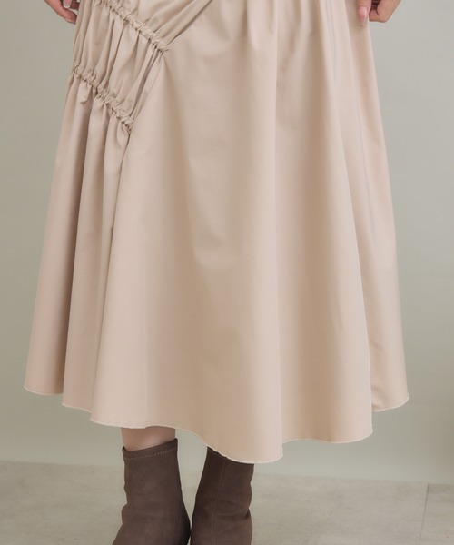 KATHARINE ROSS(キャサリンロス)の「【KATHARINE ROSS】イレギュラーギャザースカート(スカート・レディース・グレイッシュベージュ/ブラック・FREE)」の21枚目の写真
