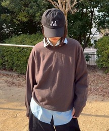 INTER FACTORY（インターファクトリー）の「kurumi フィンガーホール Vネックニット（ニット/セーター）」