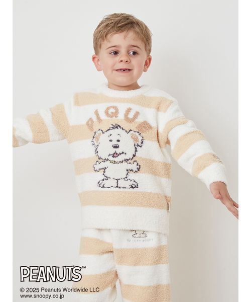 PEANUTS meets GELATO PIQUE ベビーパジャマ XXS セール】【販路限定カラーあり】【PEANUTS PUPPIES】【KIDS】ベビモコ