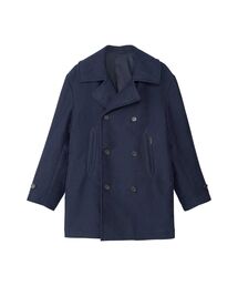 新品、未使用HYSTERIC GLAMOUR ネイビー ピーコート HYSTERIC GLAMOUR｜ヒステリックグラマー（メンズ）のピーコート