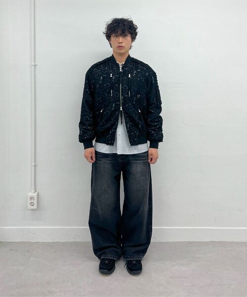 Millo Archive(ミロ アーカイブ)の「ルーズストレートデニムパンツ【フェードブルー】(デニムパンツ・メンズ・その他・MEDIUM/LARGE/X-LARGE)」の8枚目の写真