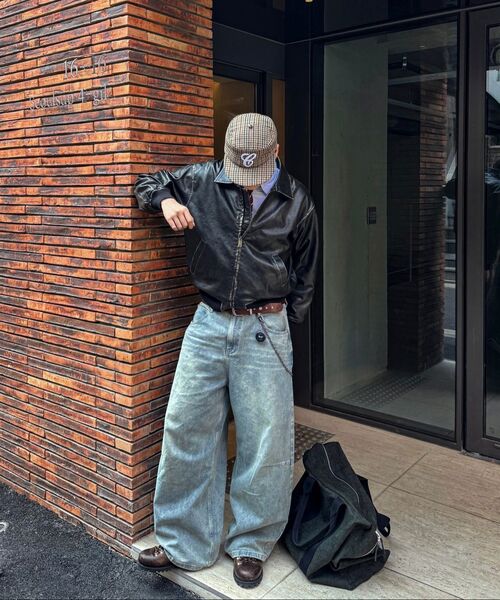 Millo Archive(ミロ アーカイブ)の「ルーズストレートデニムパンツ【フェードブルー】(デニムパンツ・メンズ・その他・MEDIUM/LARGE/X-LARGE)」の18枚目の写真