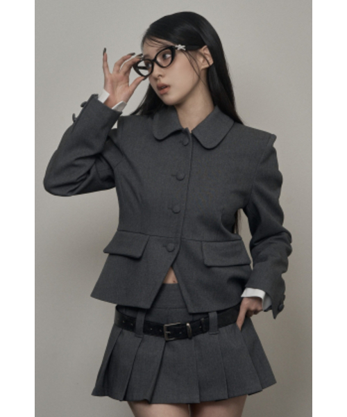 KHAKIPOINT(カーキポイント)の「Tailored Jacket (gray)(テーラードジャケット・レディース・その他・FREE)」の1枚目の写真