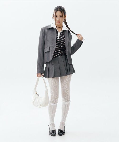 KHAKIPOINT(カーキポイント)の「Tailored Jacket (gray)(テーラードジャケット・レディース・その他・FREE)」の7枚目の写真