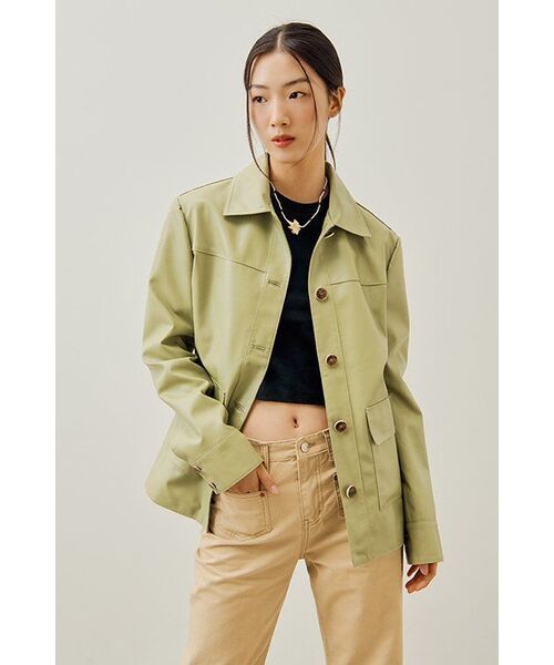 MUCENT(ムセント)の「シグネチャーバックラウンド円形ロゴクロップ半袖Tシャツ(ブラック)(Tシャツ/カットソー・レディース・その他・FREE)」の10枚目の写真