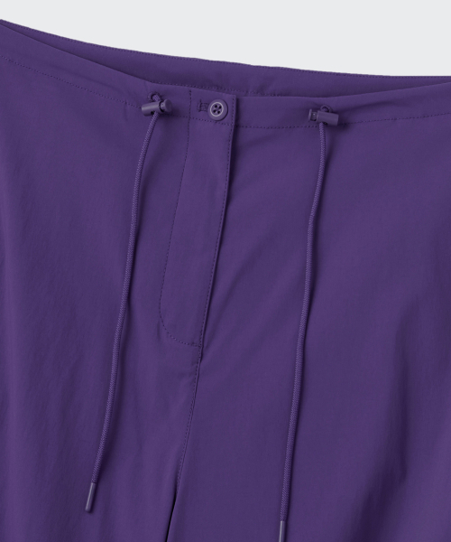 MUSINSA STANDARD WOMAN（ムシンサスタンダードウーマン）の「ウィメンズパラシュートパンツ[パープル]（スウェットパンツ・レディース・その他・30/24/26/28/22）」の4枚目の写真