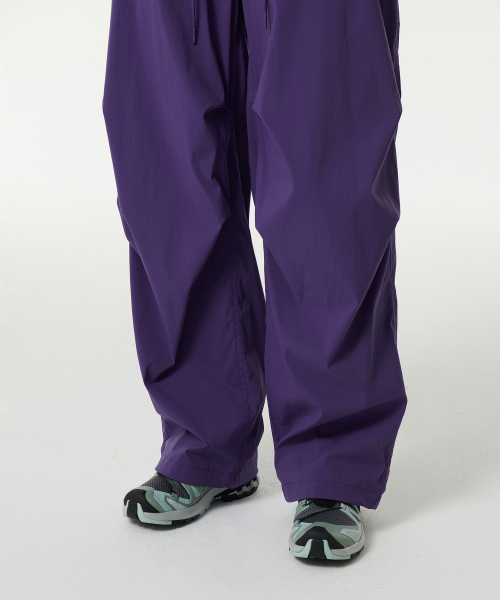 MUSINSA STANDARD WOMAN（ムシンサスタンダードウーマン）の「ウィメンズパラシュートパンツ[パープル]（スウェットパンツ・レディース・その他・30/24/26/28/22）」の7枚目の写真