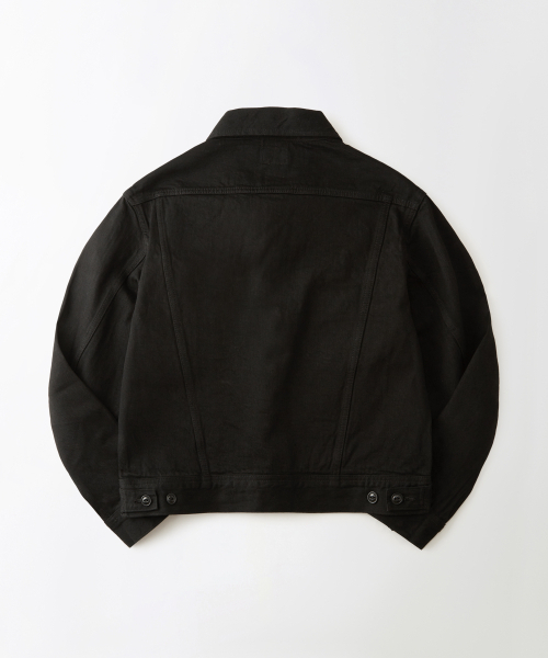 OUTSTANDING(アウトスタンディング)の「50S WESTERN RIDER SELVEDGE JACKET_BLACK(デニムジャケット・メンズ・その他・SMALL/MEDIUM/LARGE)」の2枚目の写真
