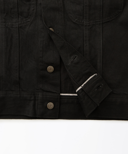 OUTSTANDING(アウトスタンディング)の「50S WESTERN RIDER SELVEDGE JACKET_BLACK(デニムジャケット・メンズ・その他・SMALL/MEDIUM/LARGE)」の8枚目の写真