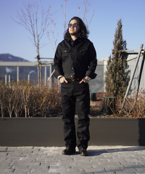 OUTSTANDING(アウトスタンディング)の「50S WESTERN RIDER SELVEDGE JACKET_BLACK(デニムジャケット・メンズ・その他・SMALL/MEDIUM/LARGE)」の14枚目の写真