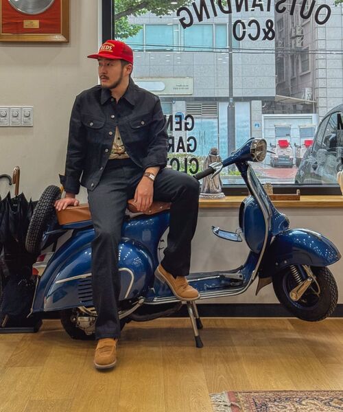 OUTSTANDING(アウトスタンディング)の「50S WESTERN RIDER SELVEDGE JACKET_BLACK(デニムジャケット・メンズ・その他・SMALL/MEDIUM/LARGE)」の15枚目の写真