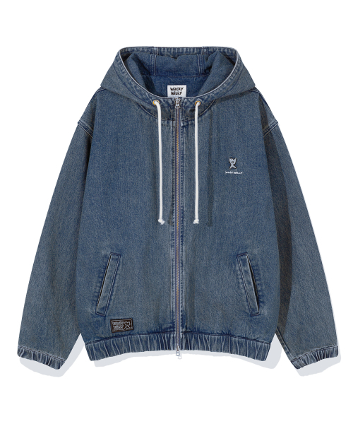 Wacky WiLLy(ワッキーウィリー)の「フードデニムジャケットブルー(デニムジャケット・レディース・その他・MEDIUM/LARGE/X-LARGE/SMALL)」の2枚目の写真