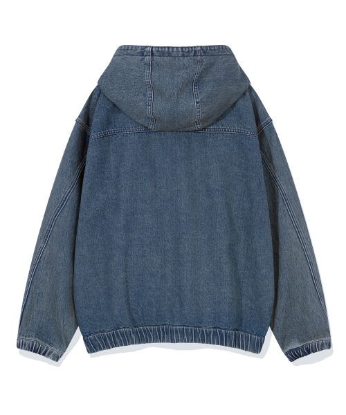 Wacky WiLLy(ワッキーウィリー)の「フードデニムジャケットブルー(デニムジャケット・レディース・その他・MEDIUM/LARGE/X-LARGE/SMALL)」の3枚目の写真