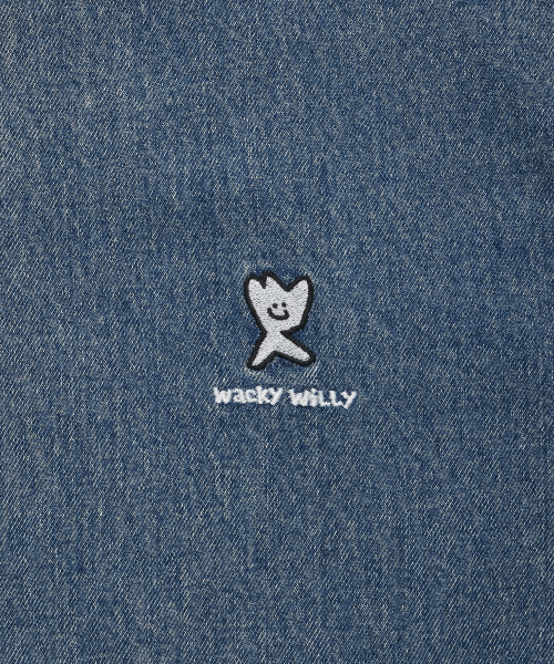 Wacky WiLLy(ワッキーウィリー)の「フードデニムジャケットブルー(デニムジャケット・レディース・その他・MEDIUM/LARGE/X-LARGE/SMALL)」の5枚目の写真