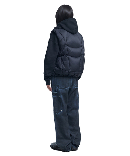 NOMANUAL(NOMANUAL)の「TRIPLE KNEE DYED WORK PANTS - DYED BLUE(デニムパンツ・レディース・その他・SMALL/MEDIUM/LARGE)」の6枚目の写真
