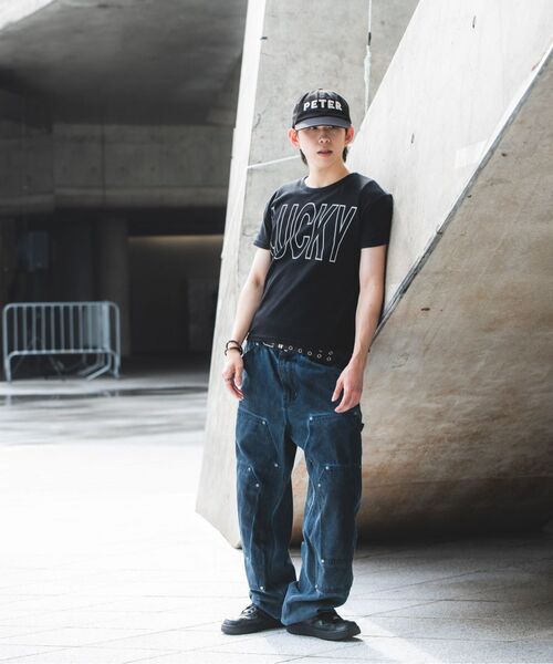 NOMANUAL(NOMANUAL)の「TRIPLE KNEE DYED WORK PANTS - DYED BLUE(デニムパンツ・レディース・その他・SMALL/MEDIUM/LARGE)」の11枚目の写真