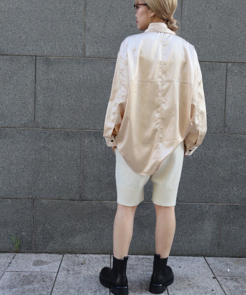 FREAK'S STORE(フリークスストア)の「Knit Bike Shorts/ニット バイクショーツ<セットアップ対応>(その他パンツ・レディース・オフホワイト/グレー/ネイビー・フリ-)」の20枚目の写真