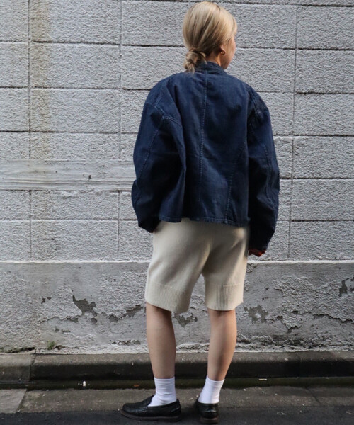 FREAK'S STORE(フリークスストア)の「Knit Bike Shorts/ニット バイクショーツ<セットアップ対応>(その他パンツ・レディース・オフホワイト/グレー/ネイビー・フリ-)」の15枚目の写真