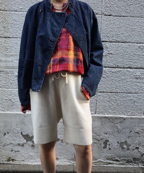 FREAK'S STORE(フリークスストア)の「Knit Bike Shorts/ニット バイクショーツ<セットアップ対応>(その他パンツ・レディース・オフホワイト/グレー/ネイビー・フリ-)」の13枚目の写真