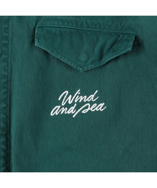 WIND AND SEA（ウィンダンシー）の「OVERDYED FIELD PARKA（ブルゾン・メンズ・ダークグリーン・L/M/XL）」の3枚目の写真