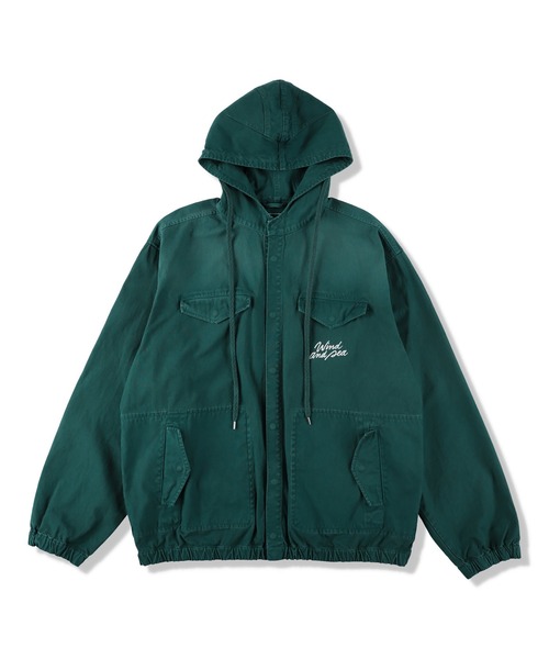 WIND AND SEA（ウィンダンシー）の「OVERDYED FIELD PARKA（ブルゾン・メンズ・ダークグリーン・L/M/XL）」の6枚目の写真