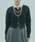 ROSE BUD�i���[�Y�o�b�h�j�́uCROPPED KNIT CARDIGAN�i�J�[�f�B�K��/�{�����j�v�b�u���b�N