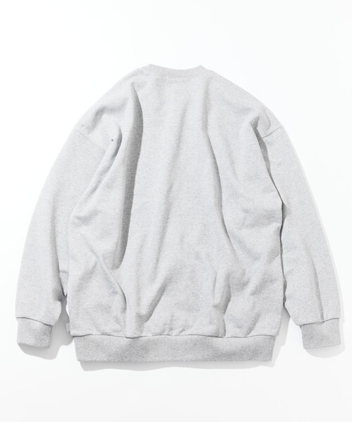 NAUTICA（ノーティカ）の「NAUTICA/ノーティカ フェルトパッチ アーチロゴ クルーネック スウェット（スウェット・メンズ・ライトグレー/ブラック/ネイビー・SMALL/LARGE/MEDIUM/X-LARGE）」の12枚目の写真