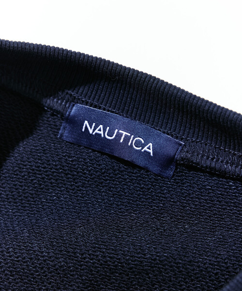 NAUTICA（ノーティカ）の「NAUTICA/ノーティカ フェルトパッチ アーチロゴ クルーネック スウェット（スウェット・メンズ・ライトグレー/ブラック/ネイビー・SMALL/LARGE/MEDIUM/X-LARGE）」の19枚目の写真