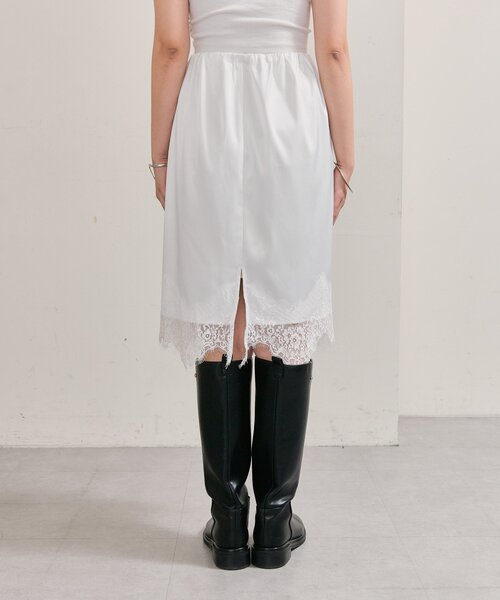 mystic（ミスティック）の「裾レースマルチスカート（スカート・レディース・ブラック/オフホワイト/ブラウン・FREE）」の17枚目の写真