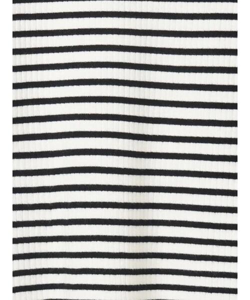 Samansa Mos2 blue（サマンサモスモスブルー）の「【Hug knit】リブハイネックプルオーバー（ニット/セーター・レディース・グリーン/ブラック/ホワイト/オフホワイト/トップグレー・F）」の14枚目の写真