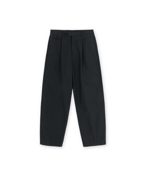 BROWNYARD(ブラウンヤード)の「Wルーズテーパードコットンパンツ、ブラック(その他パンツ・レディース・その他・1/2)」の1枚目の写真