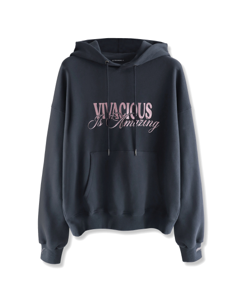 Vivacious(ビバシャス)の「Amazing hoody - 5COL(パーカー・レディース・ネイビー/グレー/チャコール/ライトグレー/ブラック・SMALL/MEDIUM)」の11枚目の写真