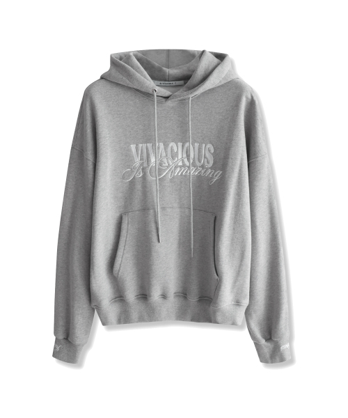 Vivacious(ビバシャス)の「Amazing hoody - 5COL(パーカー・レディース・ネイビー/グレー/チャコール/ライトグレー/ブラック・SMALL/MEDIUM)」の12枚目の写真