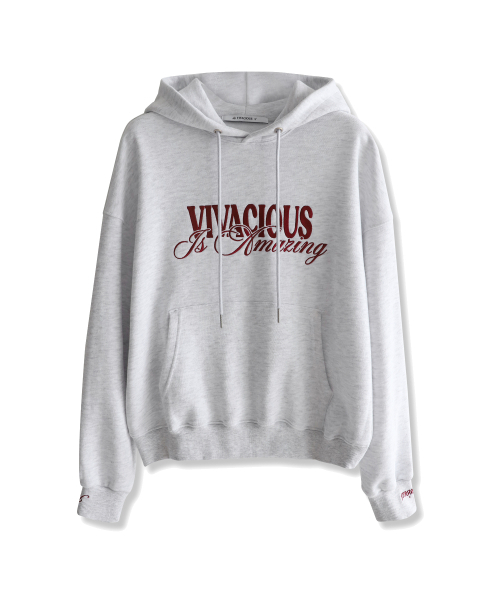 Vivacious(ビバシャス)の「Amazing hoody - 5COL(パーカー・レディース・ネイビー/グレー/チャコール/ライトグレー/ブラック・SMALL/MEDIUM)」の13枚目の写真