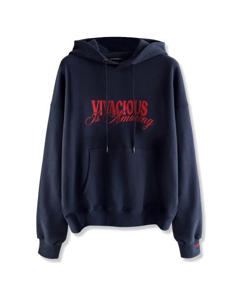 Vivacious(ビバシャス)の「Amazing hoody - 5COL(パーカー・レディース・ネイビー/グレー/チャコール/ライトグレー/ブラック・SMALL/MEDIUM)」の14枚目の写真